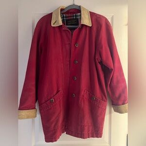 Eddie Bauer Red Vintage Barn Coat